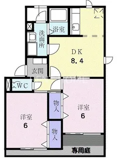 大阪府松原市別所7【アパート】の間取り