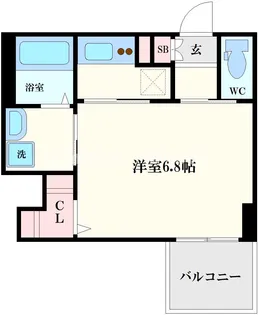 1Kの間取り画像