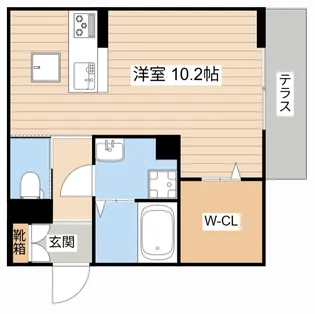 滋賀県彦根市里根町【アパート】の間取り