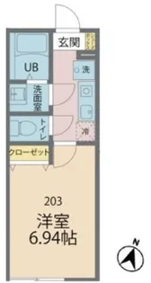 カインドネス東武練馬【2階】の間取り