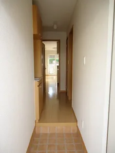 ラスミンコンド A【1階】の玄関