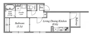 大阪府大阪市東淀川区淡路5【アパート】の間取り