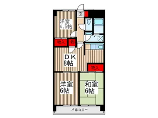 サクシード【1階】の間取り