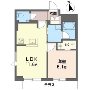 フローラ【1階】の間取り