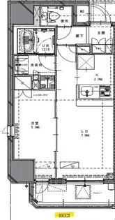 ベルジューレ神保町【6階】の間取り