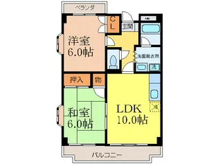 プレジデント【3階】の間取り