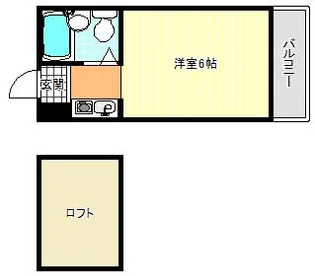 シティパレス21駒川中野【3階】の間取り