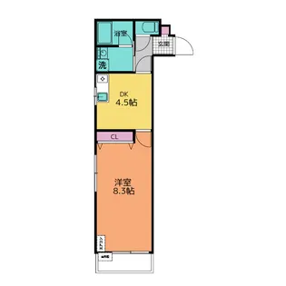 LEGACY・川崎大師【5階】の間取り