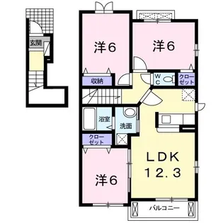 イマーブル東光【2階】の間取り
