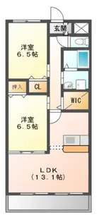 リブェール【3階】の間取り