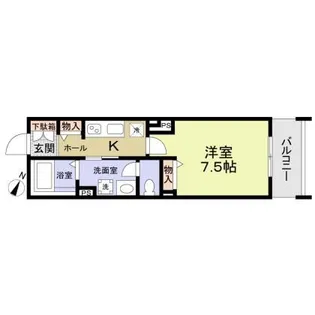神奈川県横浜市鶴見区東寺尾中台【マンション】の間取り