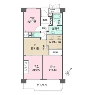 アーバンハイツ巣鴨A棟【3階】の間取り