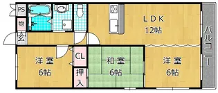 アートヒルズ【4階】の間取り