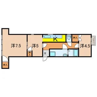 コーポ・エイト【2階】の間取り