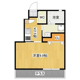 repos III【1階】の間取り