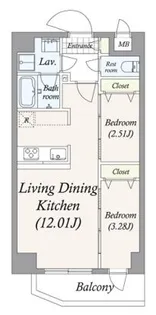 GRAN PASEO 谷在家【6階】の間取り