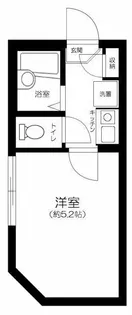 サザンロード北千住【3階】の間取り
