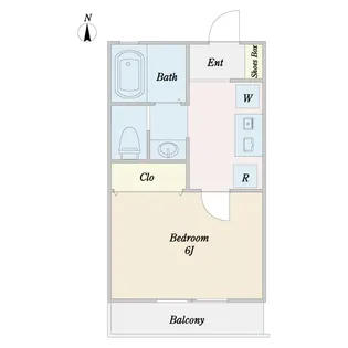 エトワール新鎌ヶ谷【1階】の間取り