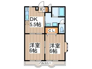 エリール大島台【1階】の間取り