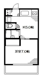 パルデンス高野【1階】の間取り