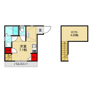 Liberta前川3丁目【2階】の間取り