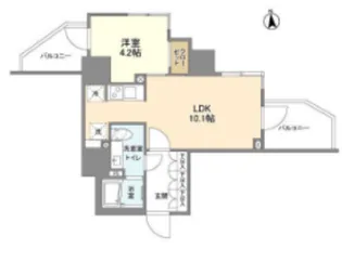 エムレジデンス渋谷神泉【3階】の間取り