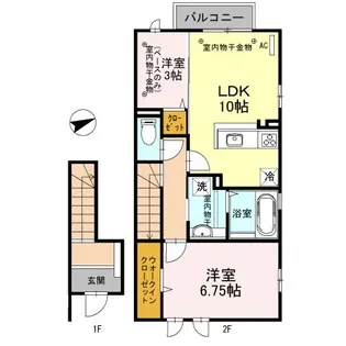 アンフィニ【2階】の間取り