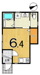 クレア東馬込【1階】の間取り
