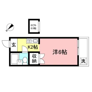 東京都町田市大蔵町【アパート】の間取り