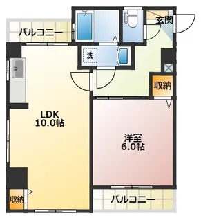 常盤台石井若松ビル【2階】の間取り