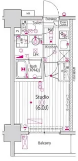 ガーラ・プレシャス高輪台【5階】の間取り