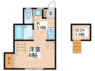 ファミ-ル桜上水の間取り