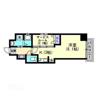 ParkGrande蕃山【4階】の間取り