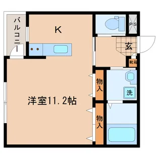 ヴィラ・シャトレーアン【2階】の間取り