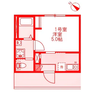 ブロンテ三ツ沢【1階】の間取り