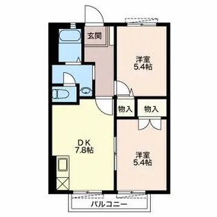 ラベンダー【2階】の間取り