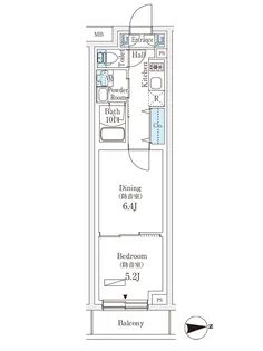 プラネソシエプラス桜台【1階】の間取り
