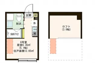 ハーモニーテラス綾瀬VI【2階】の間取り