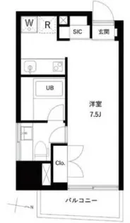 リテラス押上【4階】の間取り
