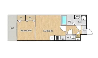 ジーメゾン上尾仲町【1階】の間取り