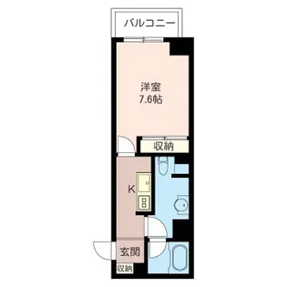 グラティチュード武蔵小杉【1階】の間取り