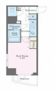 アジールコート西新宿【11階】の間取り