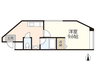 ハイツリリアン【5階】の間取り