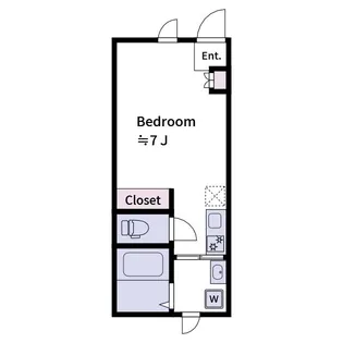 リュミエール平井【1階】の間取り