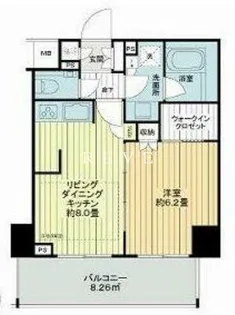 アデニウム東日本橋【11階】の間取り