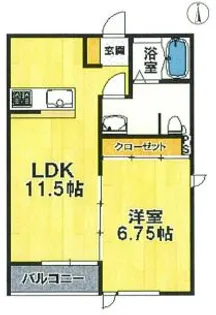 TAILOR3番館【2階】の間取り