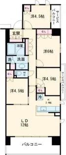 ソライエ葛飾小菅【3階】の間取り
