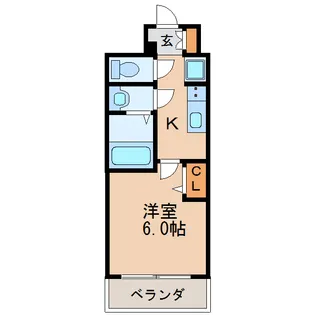 プレサンス新栄ユリシス【2階】の間取り