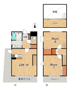 MAKANI長岡京の間取り