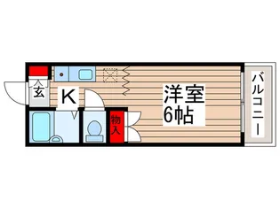 クレールセゾン【1階】の間取り
